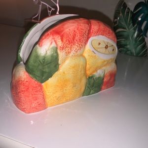 Peachy Cottage Core Napkin Holder